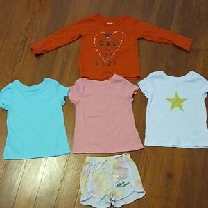 Girl Clothes Bundle - Multicolor Multi Brands Amazon Essentials,oshkosh ,disney